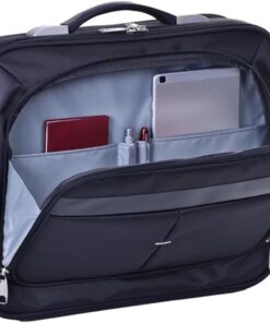 Laptop Çantası Evrak Laptop Notebook Tablet Mümessil Çantası 15.6 inç Lüks Kasalı 6 Bölmeli Omuz Askılı Çanta 45X35X10 Siyah