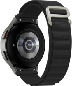 Samsung Galaxy Watch 7 44mm için Kordon Alpine Loop Siyah [Galaxy Watch 7 44mm ile Uyumlu Kordon - Siyah]
