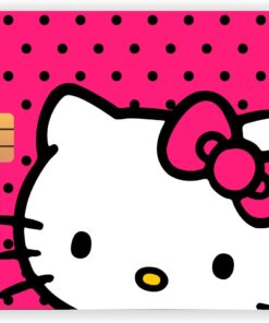 Aksesuar Hello Kitty Kart Kaplama Sticker Kart Etiketi Model 2