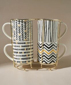 Nomar 5 Parça Standlı Mug Seti, Small