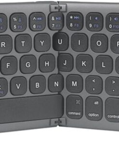 Şarjlı Katlanabilir Kablosuz Bluetooth Klavye 65 Tuş Taşınabilir Mini Dizüstü Bilgisayarlar Için Katlanır Klavye Tabletler Akıllı Telefonlar - 5.1, Makas Tuşları, 8-10m Çalışma Mesafesi