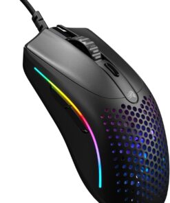 Model O 2 Mini Kablolu Siyah Oyuncu Faresi: Hafif 49 gram, 26K Optik Sensör, 80 Milyon Tıklama, 6 Programlanabilir Düğme, Küçük Ellere Uygun Fare, FPS, MMO, MOBA, Battle Royal Faresi