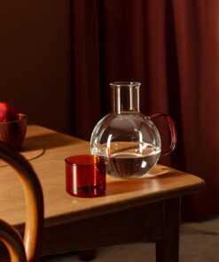 Coco Vannes Borosilikat Cam Sürahi 1400 ml Kulplu