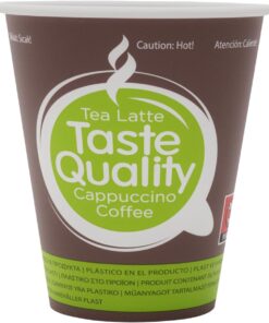 100 parça tek kullanımlık karton bardak 6 oz, otomat bardakları 150 ml, Taste Quality küçük kağıt bardaklar, paket çay bardağı