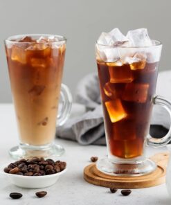 Adet Kulplu Latte Bardağı Cam 290 ml