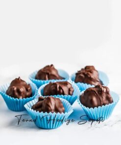 Hediye Sepeti Takribi 200 Adet Mini Boy Mavi Truff Çikolata Kağıdı, Lokum Kağıdı, Muffin Kek Kalıbı 30x20 Mm Doğum Günü Parti Dekorasyonu için