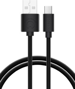 USB-A & Micro USB Şarj ve Data Kablosu, Siyah, 1.2 Metre