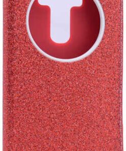 5500 LG G3 için Kılıf Simli Dolce, Kırmızı