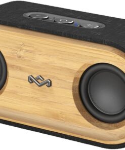 Get Together 2 mini taşınabilir Bluetooth hoparlör. Sürdürülebilir malzemelerden yapılmış kablosuz seyahat hoparlörü, 15 saat çalma süresi, mikrofon, 20 W dış mekan hoparlörü