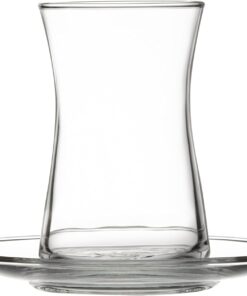 Heybeli Çay Seti, Sade, 160 Ml, 4 Parça