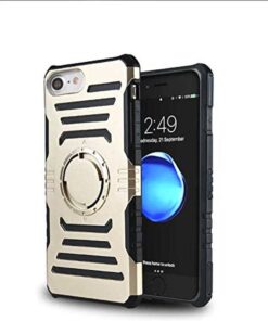 11651 Apple iPhone 7 ile Uyumlu için Kılıf 2 in 1 Kol Bandı, Gold