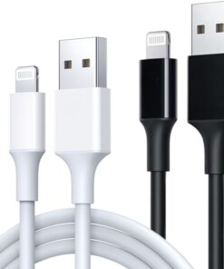 İphone USB-A To Lightning Hızlı Şarj Kablosu 100cm 3A (Siyah veya Beyaz)