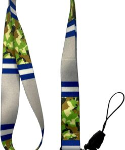 Kamuflaj Rengarenk Boyun ipi ve Telefon Askısı Lanyard