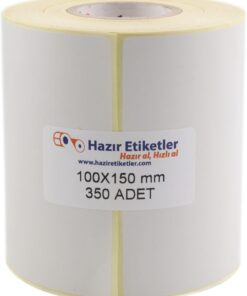 etiketler , hazır al hızlı al Kargo Etiketi Eko Termal Rulo Etiket 100mm X 150mm 350 Adet Direk Termal Transfer Etiketi