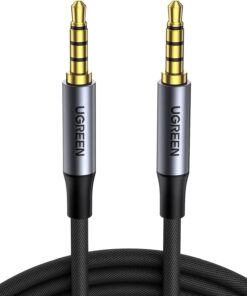3.5mm Hi-Fi Erkek to Erkek TRRS Aux Ses ve Mikrofon Kablosu 2 Metre