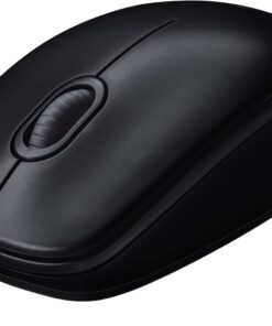 M100 USB Kablolu Mouse, PC, Mac, Dizüstü Bilgisayar ile Uyumlu, 1000 DPI Optik İzleme, Sağ ve Sol Elle Kullanıma Uygun, Siyah
