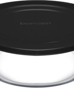 Borcam Kapaklı Tencereler 2200 Cc T Plastik Kapak Siyah Kapak
