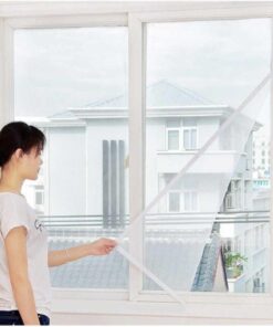 Bantlı Yapışkanlı 100cm X 150cm Kesilebilir Pencere Sinekliği