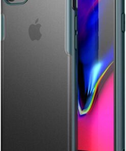 Apple iPhone 6S Plus için Kılıf Frosted Frame Yeşil [iPhone 6S Plus ile Uyumlu Kılıf - Yeşil]