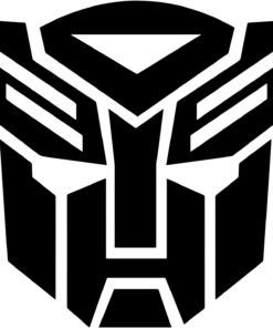 Aksesuar 10 x 11 cm Transformers Sticker Oto Sticker Araba Cam Sticker Siyah