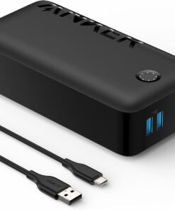 PowerCore 30W 40K 40000mAh USB-Type C Şarj Taşınabilir Güç Bankası, Siyah