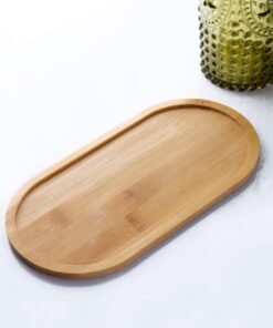 Diyarı Ela Bambu Yağdanlık Altlığı & Sunumluk & İkramlık BAMBU