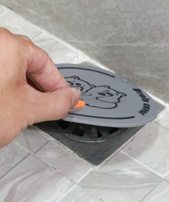 Banyo ve Mutfak Lavabo Koku Önleyici Gider Koruyucu Silikon Sızdırmaz Ped Siyah