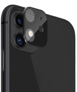Apple iPhone 11 (6.1'') Kamera Lens Koruma Camı V2 Siyah [iPhone 11 ile Uyumlu Ekran Koruyucu]