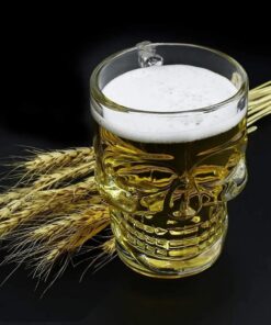Kafa Shot Bardağı Shot Bardak Tekila Bardağı Kuru Kafa Tasarımlı Isıya Dayanıklı Sunum Kokteyl Bardağı