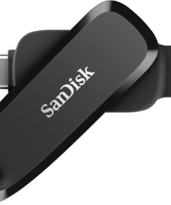 Android için 256 GB Telefon Sürücüsü - Akıllı Telefonlar, Tabletler ve Bilgisayarlar için 2'si 1 Arada USB - USB Tip-C ve Tip A Konnektörlü Başparmak Sürücü - SDDDC6-256G-G46