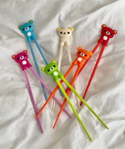 Chopstick Ve Chopstick Öğrenme Aparatı Kırmızı