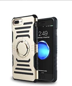 11652 Apple iPhone 7 ile Uyumlu Plus için Kılıf 2 in 1 Kol Bandı, Gold