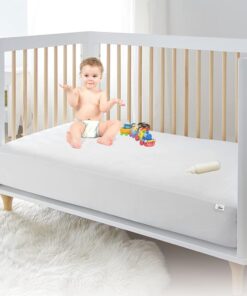 Home%100 Pamuklu, Sıvı Geçirmez Bebek Alezi,Bebek Alez Yatak Koruyucu, Çocuk Yatak Koruyucu Alezi,Park Beşik Yatak Alezi,Park Beşik Yatak Koruyucu (80 x 130)