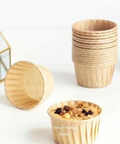 Hediye Sepeti Kraft Muffin Cupcake Kalıbı Kek Kapsülü 50'li