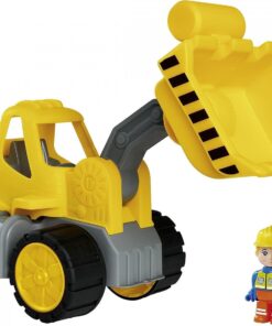 800054837, BIG Power Worker Mini Tekerlekli Yükleyici, Ekskavatör Küreği, 0.5 cm Yükleme Hacmi, Figürlü, Dayanıklı Malzeme, Ergonomik Tasarım