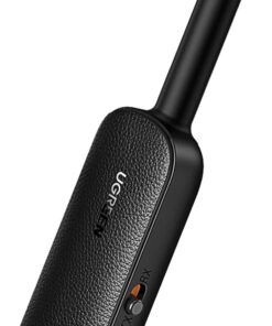 Bluetooth 5.0 Verici 3.5mm Jack ve Dahili Mic Araç Mikrofon Bluetooth Adaptörü ile 2'si 1 Arada Alıcı.