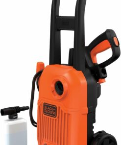 Black & Decker 1650W 120BAR/1740 PSI Basınçlı Yıkama Makinesi Siyah Turuncu