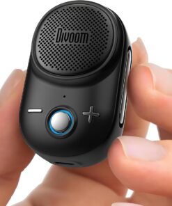 Itour-S Taşınabilir Mini Giyilebilir Bluetooth Hoparlör, Büyük Ses ve Punchy Bas, Klipsli Tasarım, IP67 Su Geçirmez ve Toz Geçirmez, 10 Saat Çalma Süresi, Ev Seyahat Ofis ve Dış Mekan için