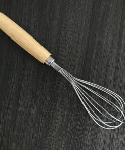 Bambu Saplı Paslanmaz Çelik Çırpma Teli,Yumurta,Ayran Ve Pasta İçin Çırpıcı