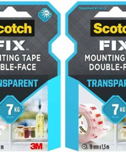Scotch Şeffaf Montaj Bandı 19Mm X 1,5M, 2X