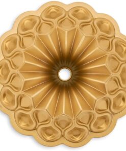 Ware -NON-Stick kek pişirme kalıbı-taç, alüminyum, altın, 25,4 X 25,4 X 9,9 cm