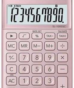 SL-1000SC-PK 10 Hane Pembe Cep Tipi Hesap Makinesi