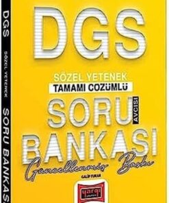 Yayınları 2023 DGS Soru Avcısı Tamamı Çözümlü Sözel Yetenek Soru Bankası