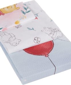 Disney Winnie The Pooh Sentimental Lisanslı Karakter Baskılı%100 Pamuk Bebek Pike Takımı, Çok Renkli, Bebek