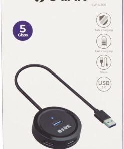 SW-U300 4 Port Usb 3.0 Gri Usb Hub