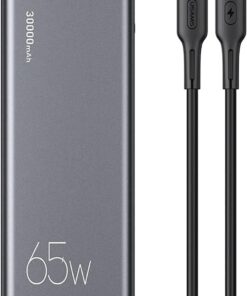 CD165 30.0000 mAh 65W Çıkış Gücü Çift QC3.0+PD Hızlı Şarj Edilebilen Powerbank