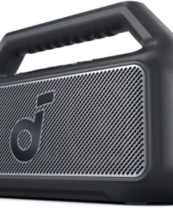 by Anker Boom 2 SE Bluetooth Hoparlör, 18 Saat Çalışma Süresi, 30W, 2.0 Kanal Stereo, Özelleştirilebilir Pro EQ, BassUp, PartyCast 2.0 - Siyah