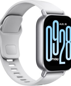 Redmi Watch 5 Active akıllı saat, 2,0 inç LCD ekran, 18 gün pil, 140+ spor modu, kalp atış hızı ve SPO₂ izleme, 5 ATM su geçirmez, Bluetooth çağrı, fitness izleyici, uyku izleme, Gümüş.,