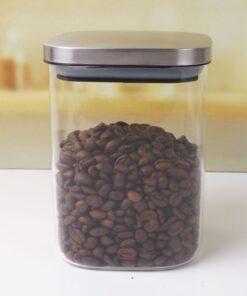700ml Sızdırmaz Vakumlu Metal Kapaklı Borosilikat Cam Kavanoz – Hava Geçirmez & Dayanıklı Gıda Saklama Kabı (10cm x 13cm)