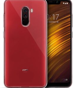 Xiaomi Pocophone F1 için Kılıf Transparent Soft Beyaz [Pocophone F1 ile Uyumlu Kılıf - Beyaz]